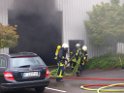 Brand in Lagerhalle Koeln Junkersdorf Toyota Allee P031